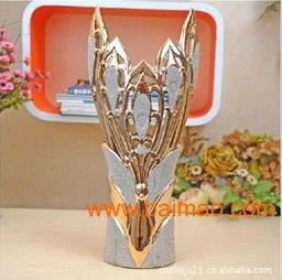 镂空磨砂花器摆件 点亮空间的艺术陶瓷工艺品